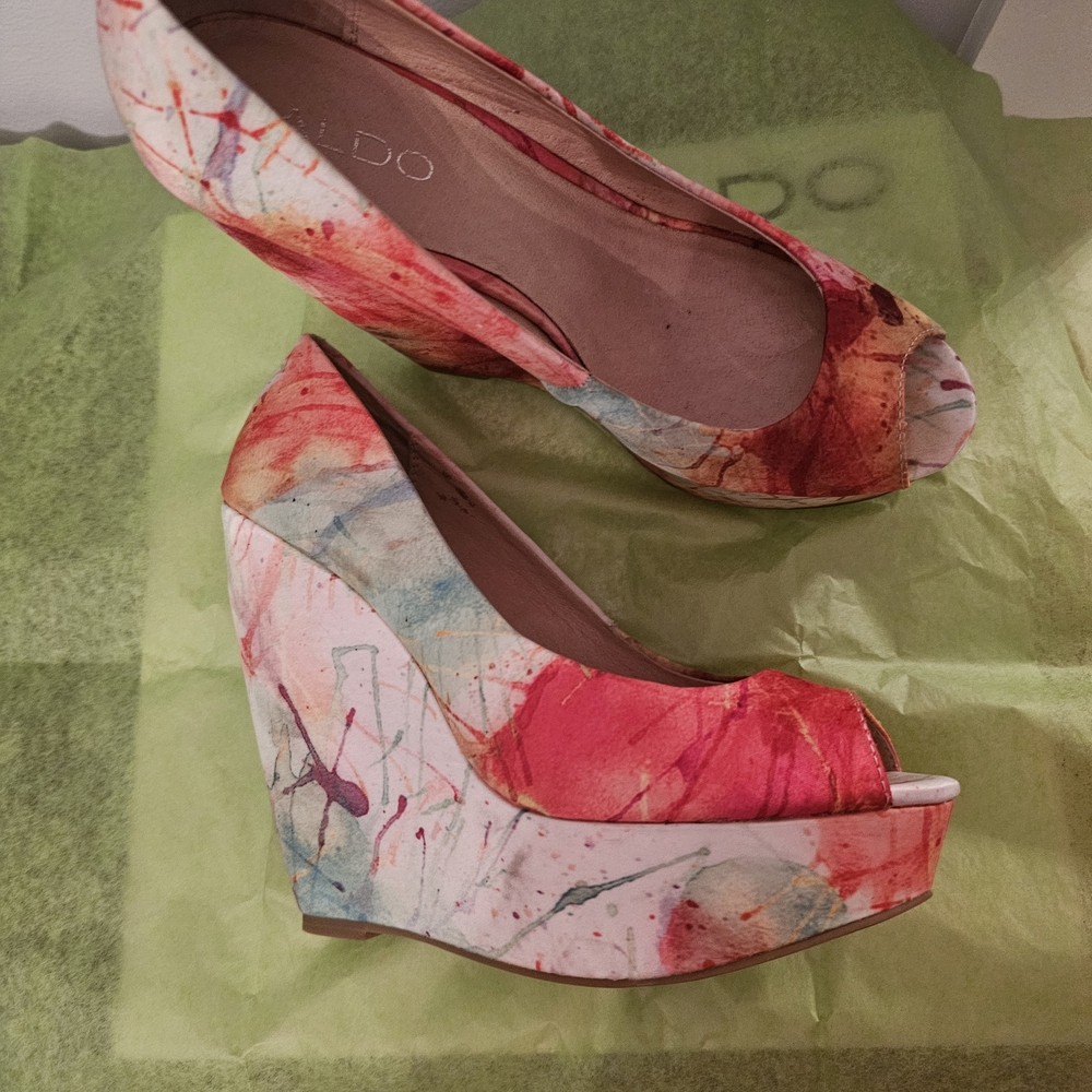 ALDO Women's Multicolor Wedge Heels